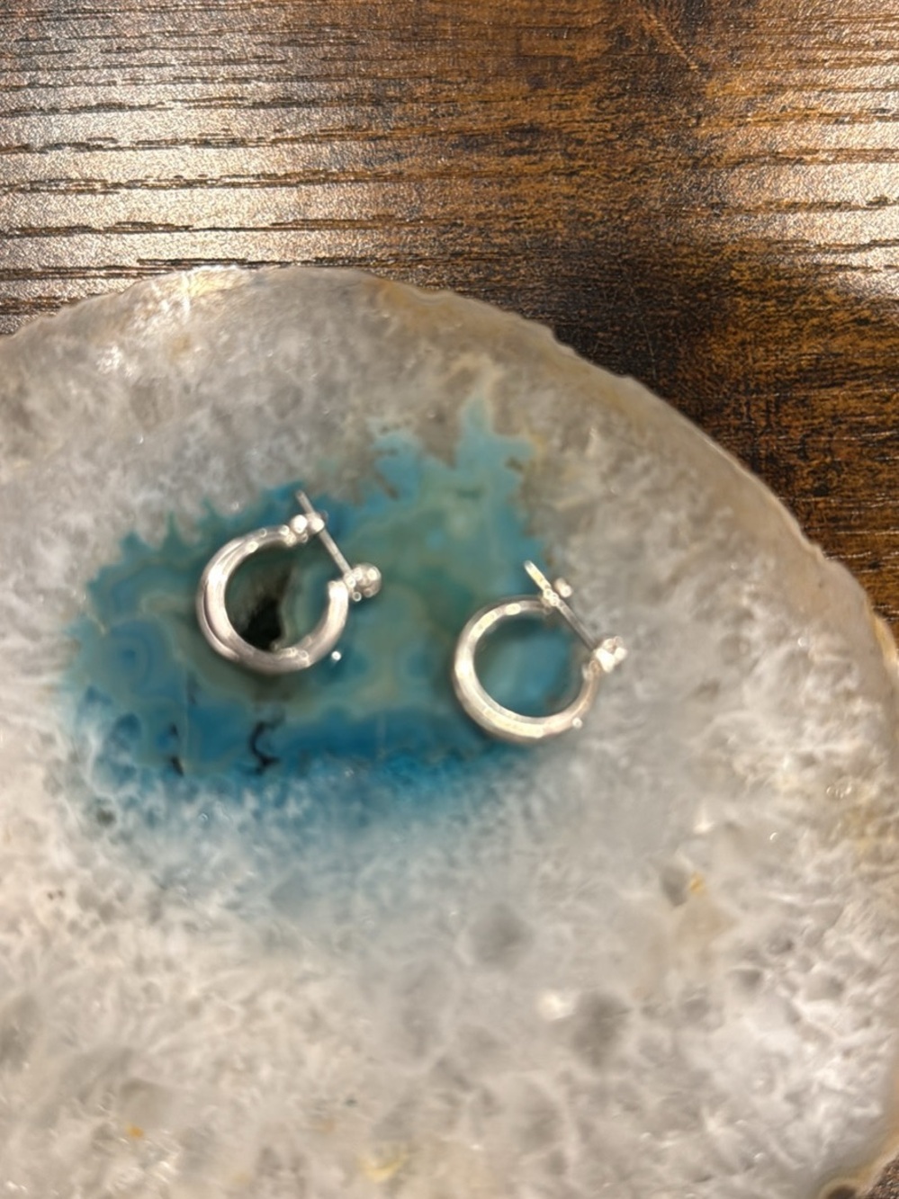 Nordstrom Silver Mini Hoop Earrings